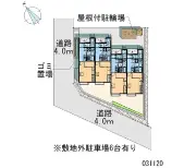 ★手数料０円★広島市安佐北区落合１丁目　月極駐車場（LP）